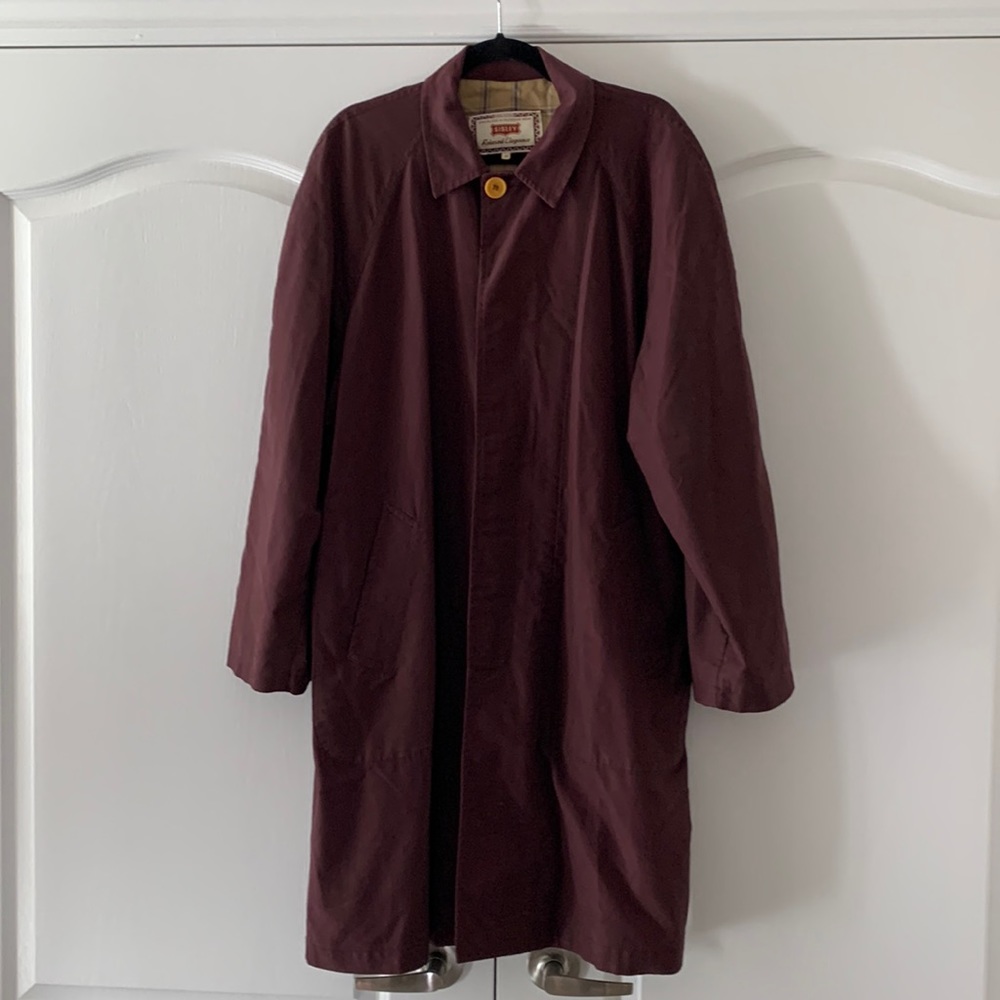 EUC Mens Sisley topcoat made in Italy
